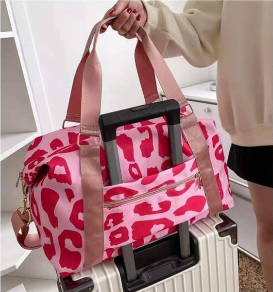 Lightweight Leopard Duffle Bag
