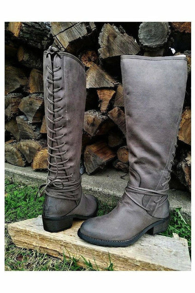 Very Volatile Marcelina Taupe Riding Boots