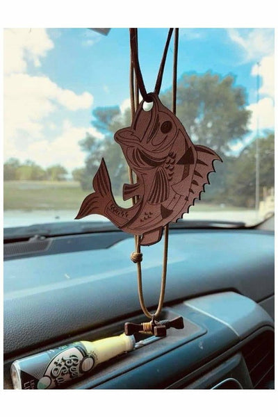 Bass Scented Leather Car Freshener