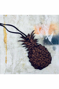 Pineapple Leather Scented Car Freshener