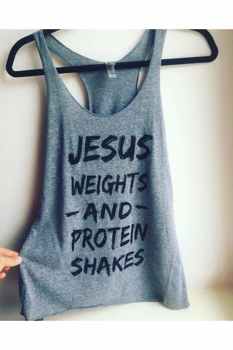 Jesus Weights and Protein Shakes
