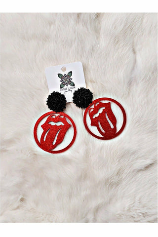 40 Licks Earrings w/Poms