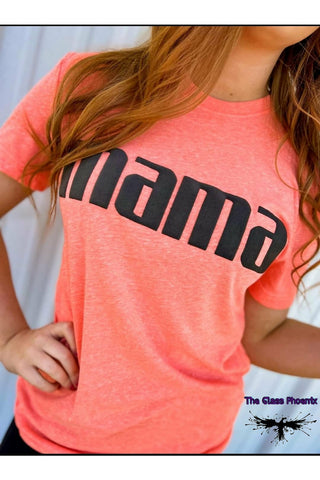 Puff Mama Tee - Papaya Melange